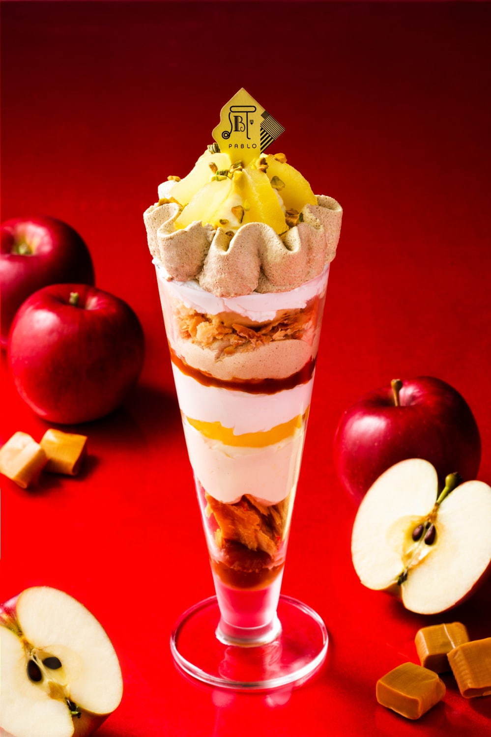 パブロの新作 アールグレイ キャラメルアップル チーズタルト パフェ 青森産ふじりんごを使用 ファッションプレス
