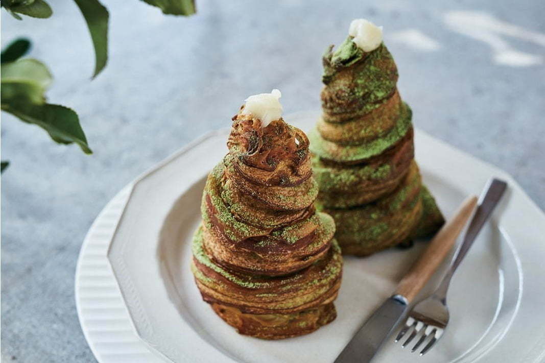 パンフェア｜ブール アンジュの“西尾の抹茶”を使ったパンフェア、サクぽて食感「抹茶のモンブラン」など