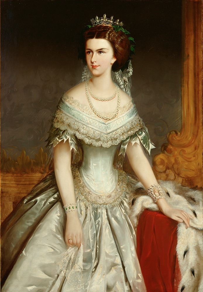 ヨーゼフ・ホラチェク 《薄い青のドレスの皇妃エリザベト》 1858年 油彩／カンヴァス ウィーン美術史美術館 Kunsthistorisches Museum, Wien