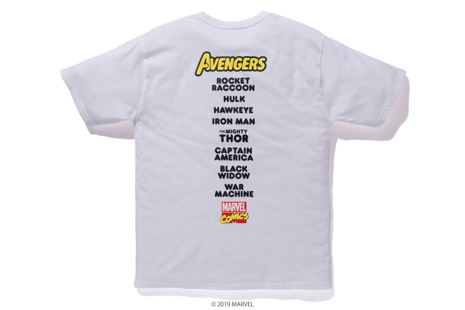 マーベル＆ベイプのコラボTシャツ、アイアンマンやキャプテン・アメリカをカモ柄グラフィックに｜写真10