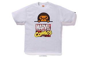 マーベル＆ベイプのコラボTシャツ、アイアンマンやキャプテン
