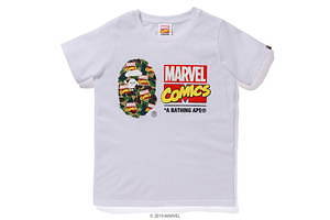 マーベル&ベイプのコラボTシャツ、アイアンマンやキャプテン・アメリカをカモ柄グラフィックに|写真14