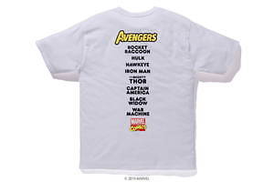 マーベル&ベイプのコラボTシャツ、アイアンマンやキャプテン・アメリカをカモ柄グラフィックに|写真10