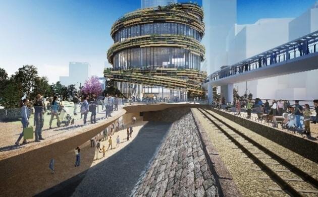 「高輪ゲートウェイシティ」高輪ゲートウェイ駅～泉岳寺駅直結の再開発、商業施設 ニュウマン高輪やホテル｜写真122