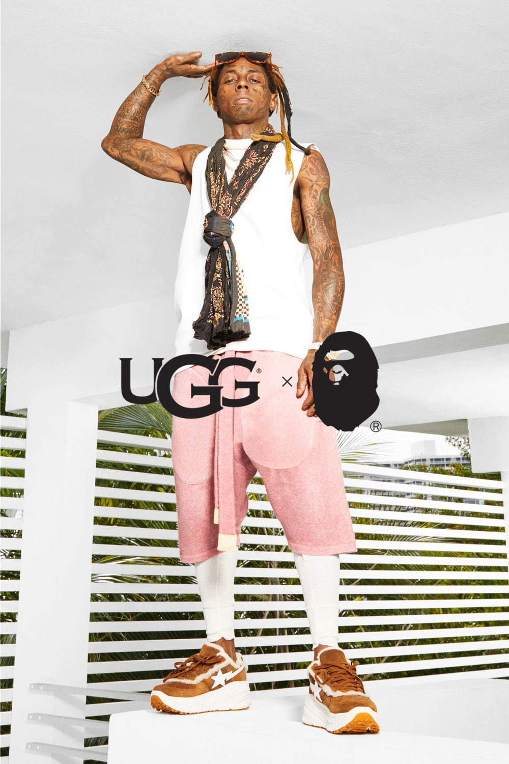 UGG×ベイプ“80'sヒップホップ”から着想を得たスエードスニーカー UGG×ベイプ“80'sヒップホップ”から着想を得たスエードスニーカー