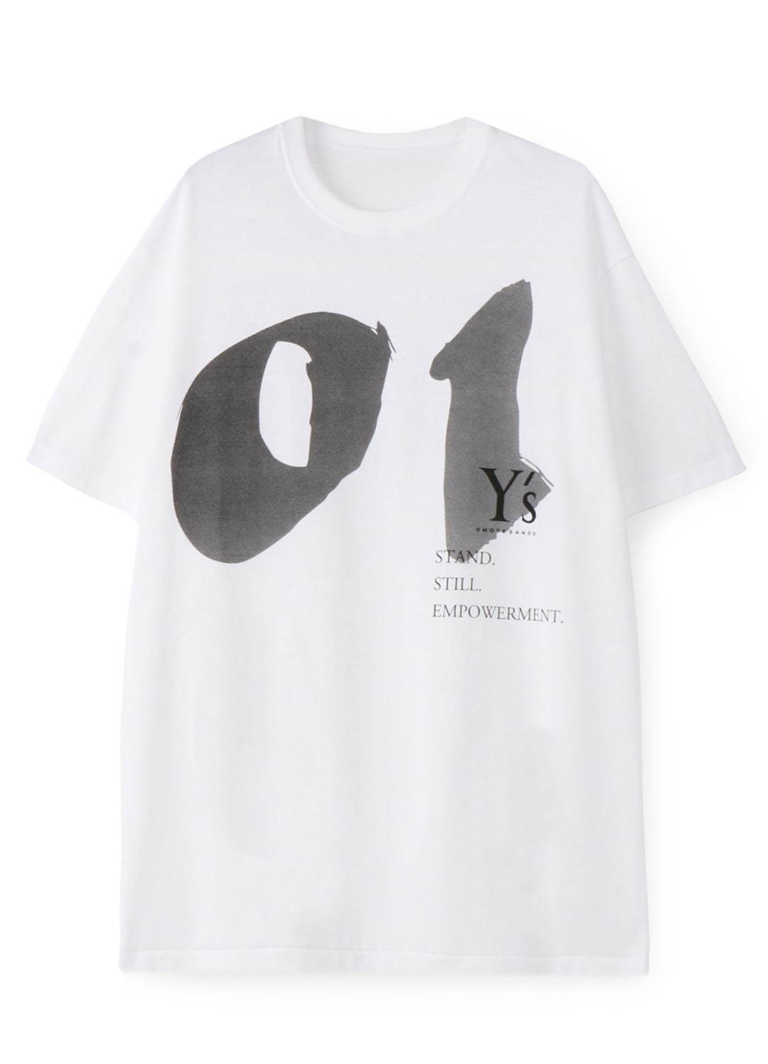 Y's 表参道限定アイテム - ロゴプリントTシャツ＆シャツ、“反転