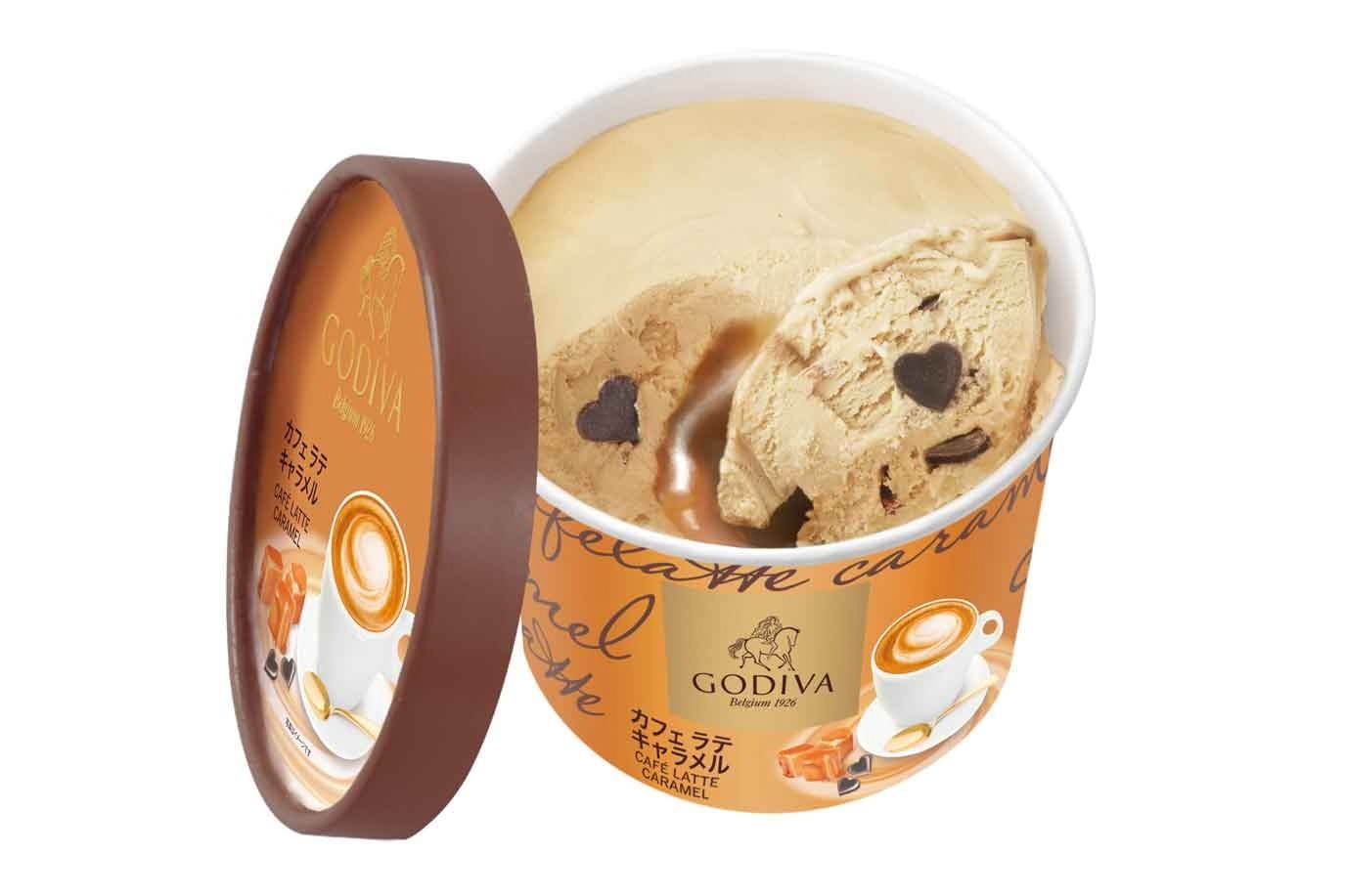 ゴディバ「カフェラテキャラメル」