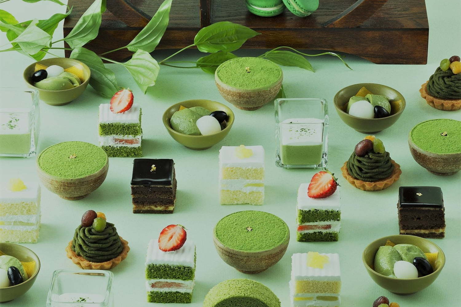 日本茶｜ホテルニューオータニ幕張、“抹茶・メロン・チョコレート”のビュッフェ、タピオカ入れ放題ドリンクも
