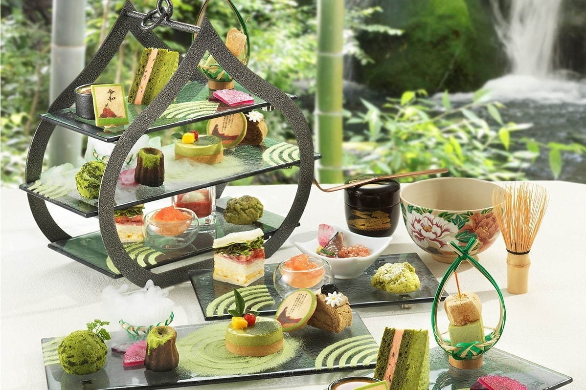 日本茶｜"八女茶"アフタヌーンティーがリーガロイヤルホテル(大阪)で、抹茶シュークリームや煎茶ブリュレ