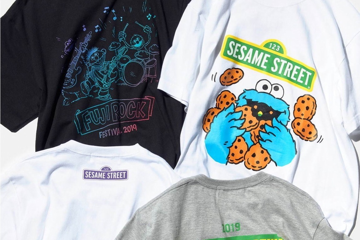 フジロック｜フジロック・フェスティバル×ビームスのTシャツ、セサミストリートやたなかみさきら7組とコラボ