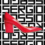 ☆未使用品☆　セルジオロッシ　ミュール　チャンキーヒール チャンキーヒール Sergio Rossi(セルジオロッシ) パンプス