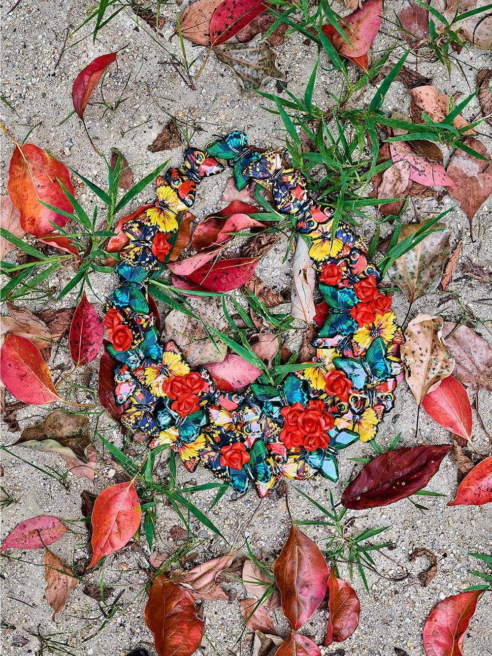 「ボタン」で作るアートジュエリー、自然の草花と組み合わせた作品をギンザシックスで展示販売｜写真5