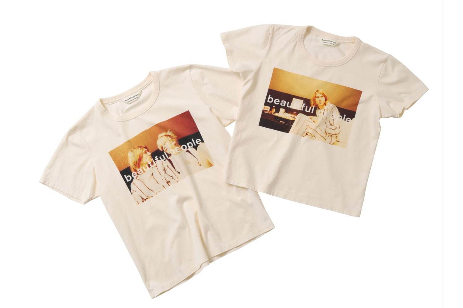 ビューティフルピープル×写真家・ケンジ クボのTシャツ、カート・コバーンの写真をプリント｜写真3