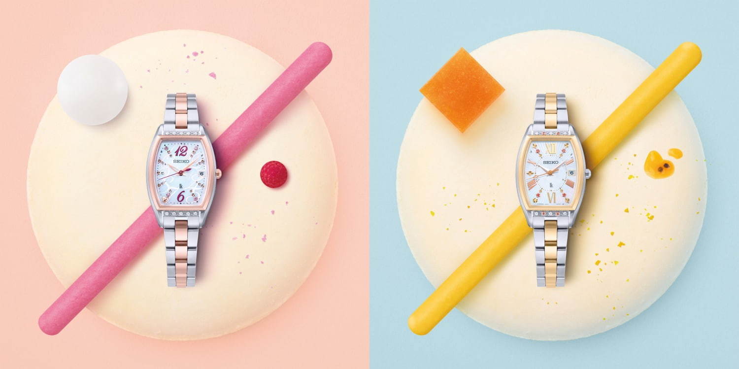 セイコー ルキア×ピエール・エルメ限定コラボウオッチ、2つの人気ソフトクリームを腕時計に｜写真1