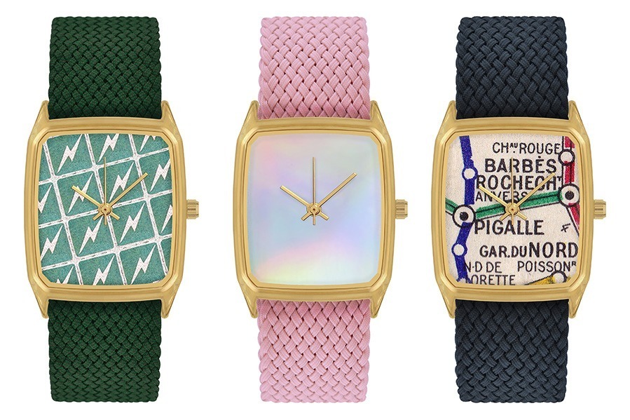 パリ発腕時計「ラプス」文字盤に80'sのパリメトロ地図などをデザインした新作モデル