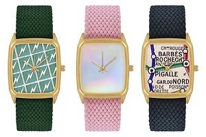 パリ発腕時計「ラプス」文字盤に80'sのパリメトロ地図などをデザインした新作モデル