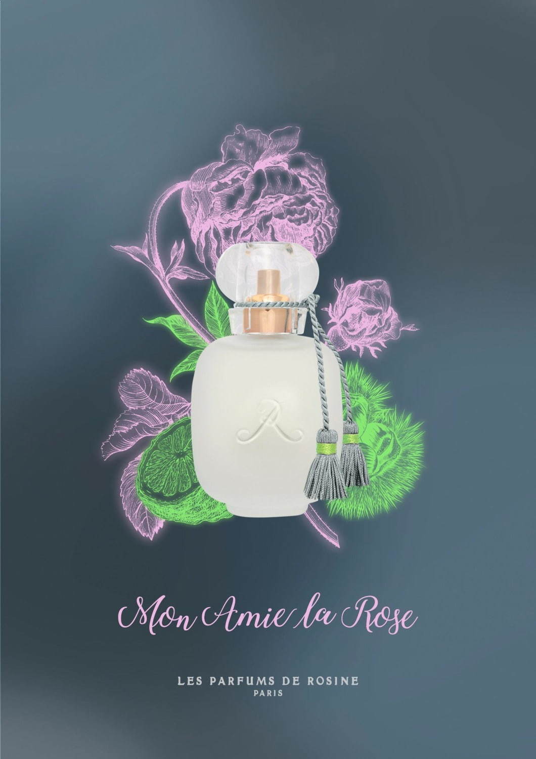 パルファン・ロジーヌ パリの新香水「モナミ・ラ・ローズ」花の女王バラにホワイトティー＆栗を重ねて｜写真2