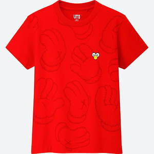 ユニクロ「UT」KAWSコラボメンズ&キッズTシャツ - “コンパニオン”や 