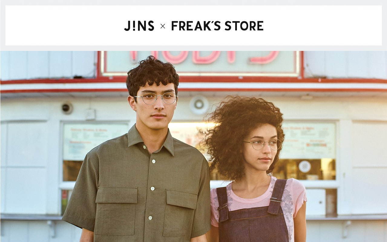 JINS×フリークス ストアのアイウェア、ヴィンテージ着想の彫金デザイン｜写真15