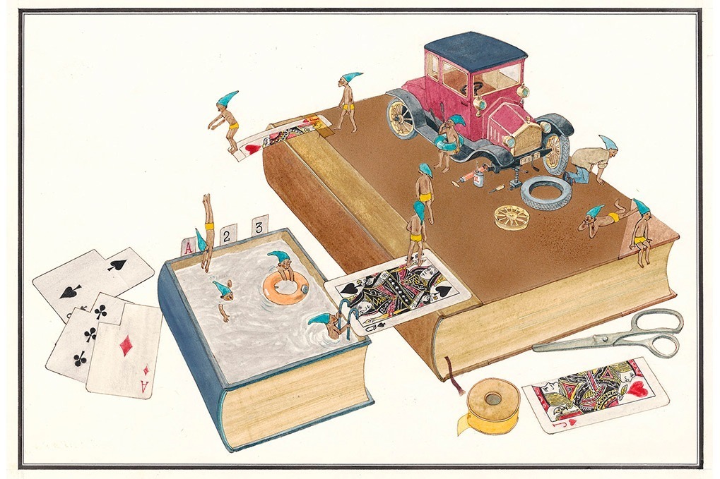 「安野光雅展 絵本とデザインの仕事」平塚市美術館で、絵本『ふしぎなえ』の原画など展示