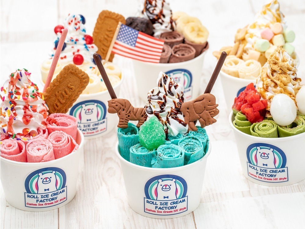 ロールアイスクリームファクトリー“全品500円”のセール全店で、ロールアイスクリームの日認定記念｜写真2