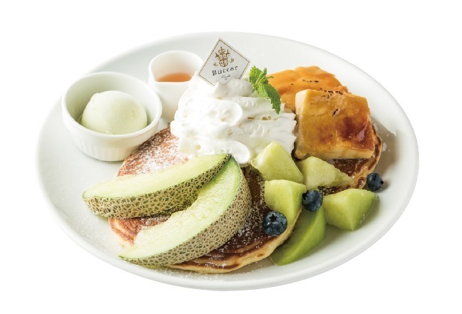 横浜ベイクォーターの「ほこたメロンフェア」贅沢果肉のパンケーキや“本物”メロンソーダでメロン尽くしに｜写真3