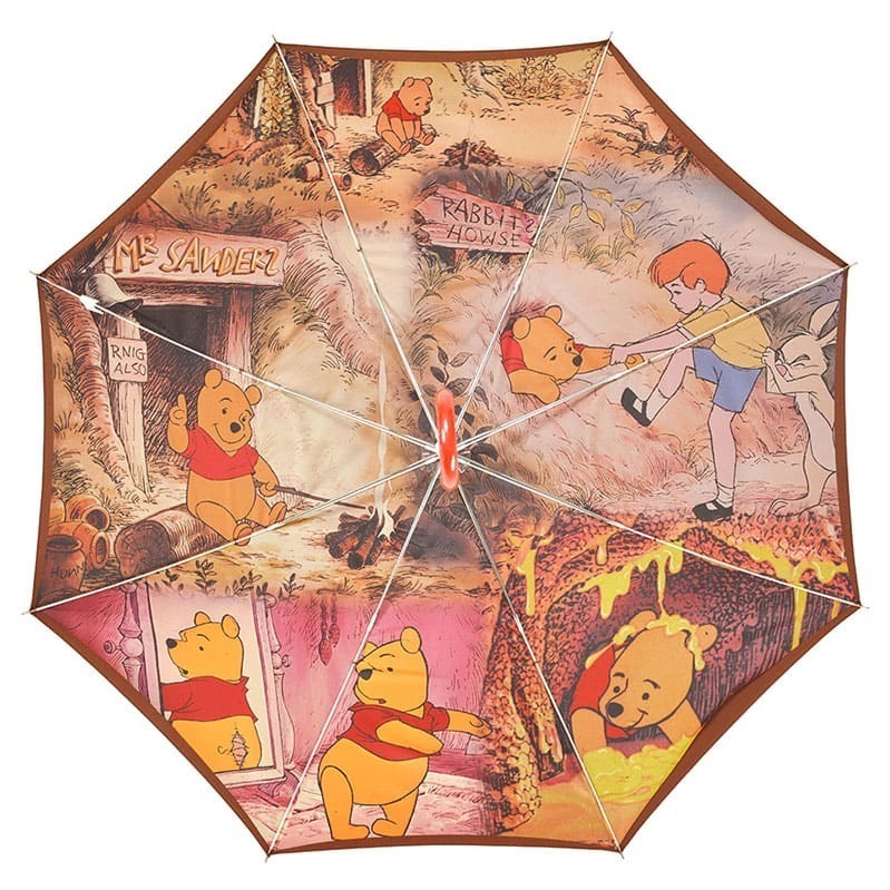 アラジン / トイ・ストーリー / くまのプーさんの傘、開くと内側にディズニーキャラクターが｜写真2