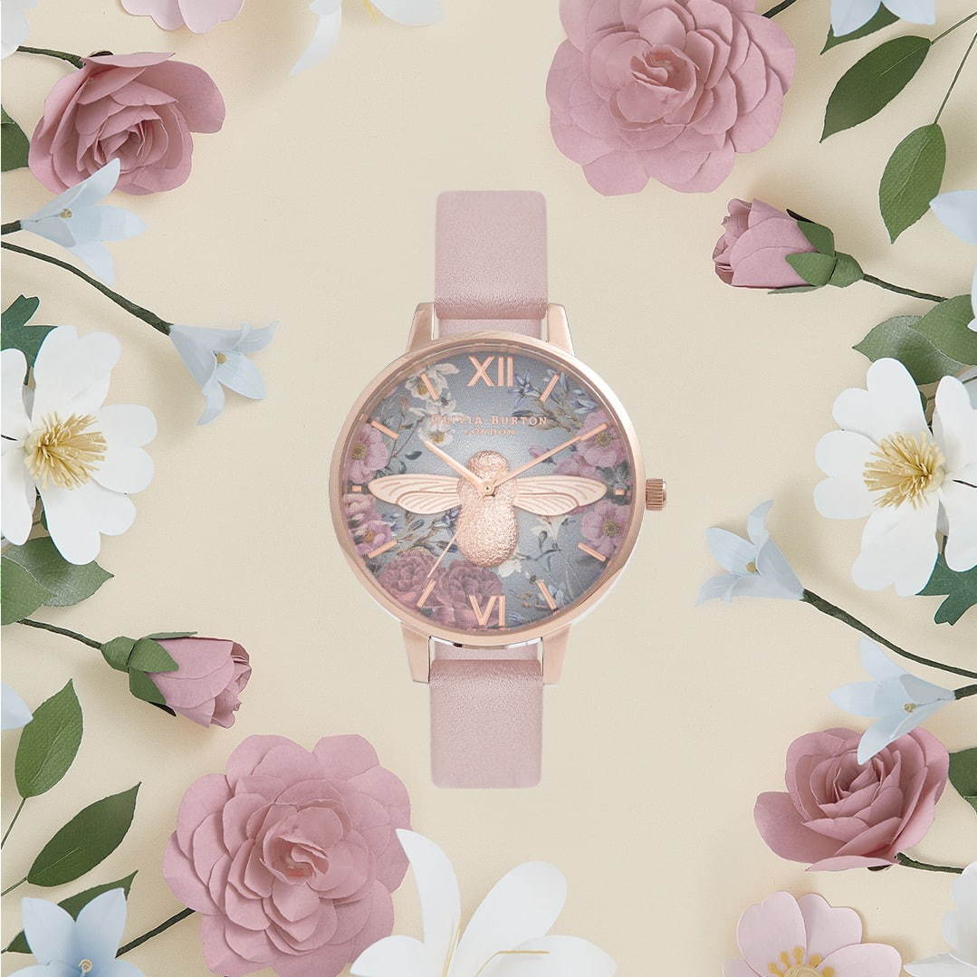 オリビア・バートンの新作腕時計、5月に咲く可憐な花々をデザインした多数のモデル登場｜写真5