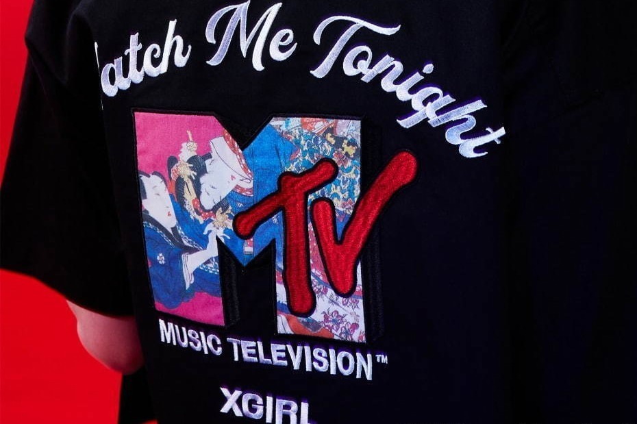 ジャポニスム｜X-girl×MTV、“浮世絵”とMTVロゴをモチーフにしたTシャツやタンクトップなど