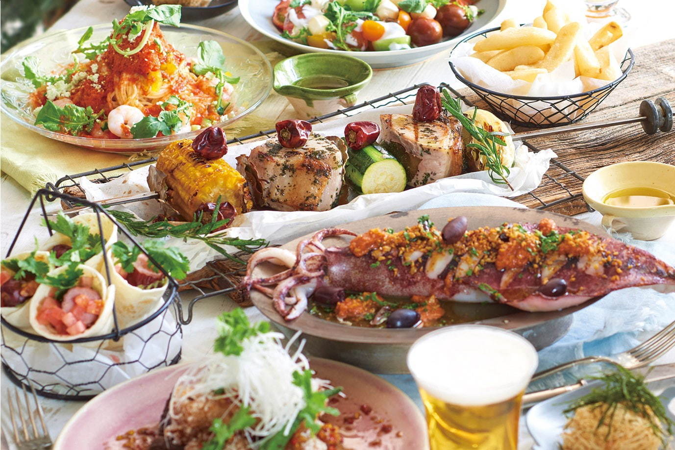 ウイスキー｜キハチ 青山本店で夏祭り風ビアテラスが開催、“屋台飯”風のグルメ＆ビール飲み放題