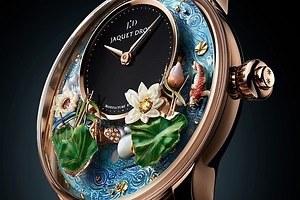 ジャケ・ドロー「グラン・セコンド」の新モデル＆“蓮の花が咲く”新作腕時計など、銀座では時計展
