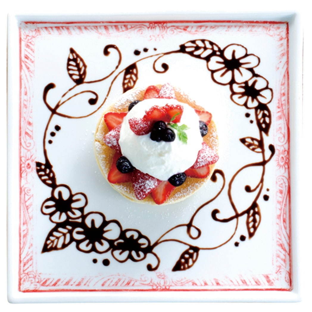 ピーチのバラを飾った“アート”なパンケーキ＆フレンチトースト、大阪・アートアンドスイーツ シカで｜写真9