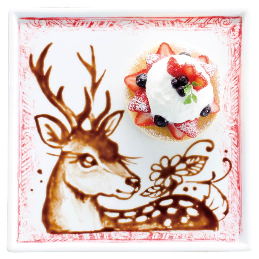 ピーチのバラを飾った“アート”なパンケーキ＆フレンチトースト、大阪・アートアンドスイーツ シカで｜写真8