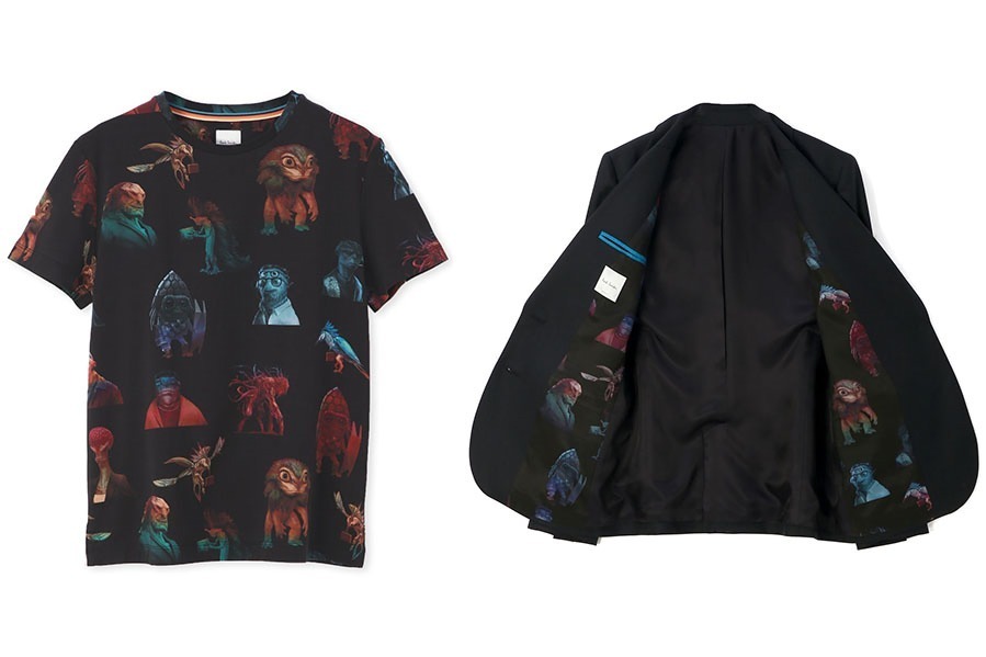 paul smith ポールスミス Tシャツ　エイリアン総柄