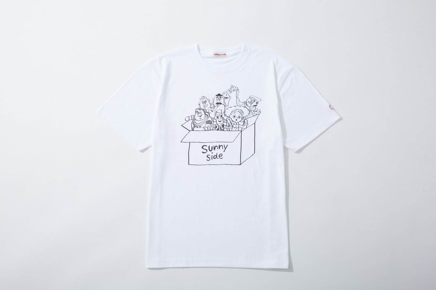 トイ ストーリー のキャラクターやセリフを配したtシャツ ソックス コンバース スターズより ファッションプレス トイ ストーリー のキャラクターやセリフを配したtシャツ ソックス コンバース スターズより ファッションプレス