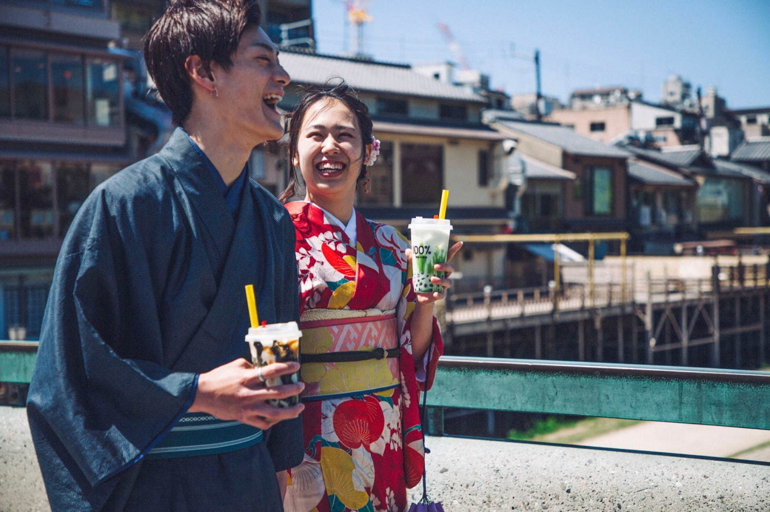 生タピオカドリンク専門店「モッチャム」京都・河原町三条に新店舗、あずきを加えた限定宇治抹茶ミルクも｜写真2