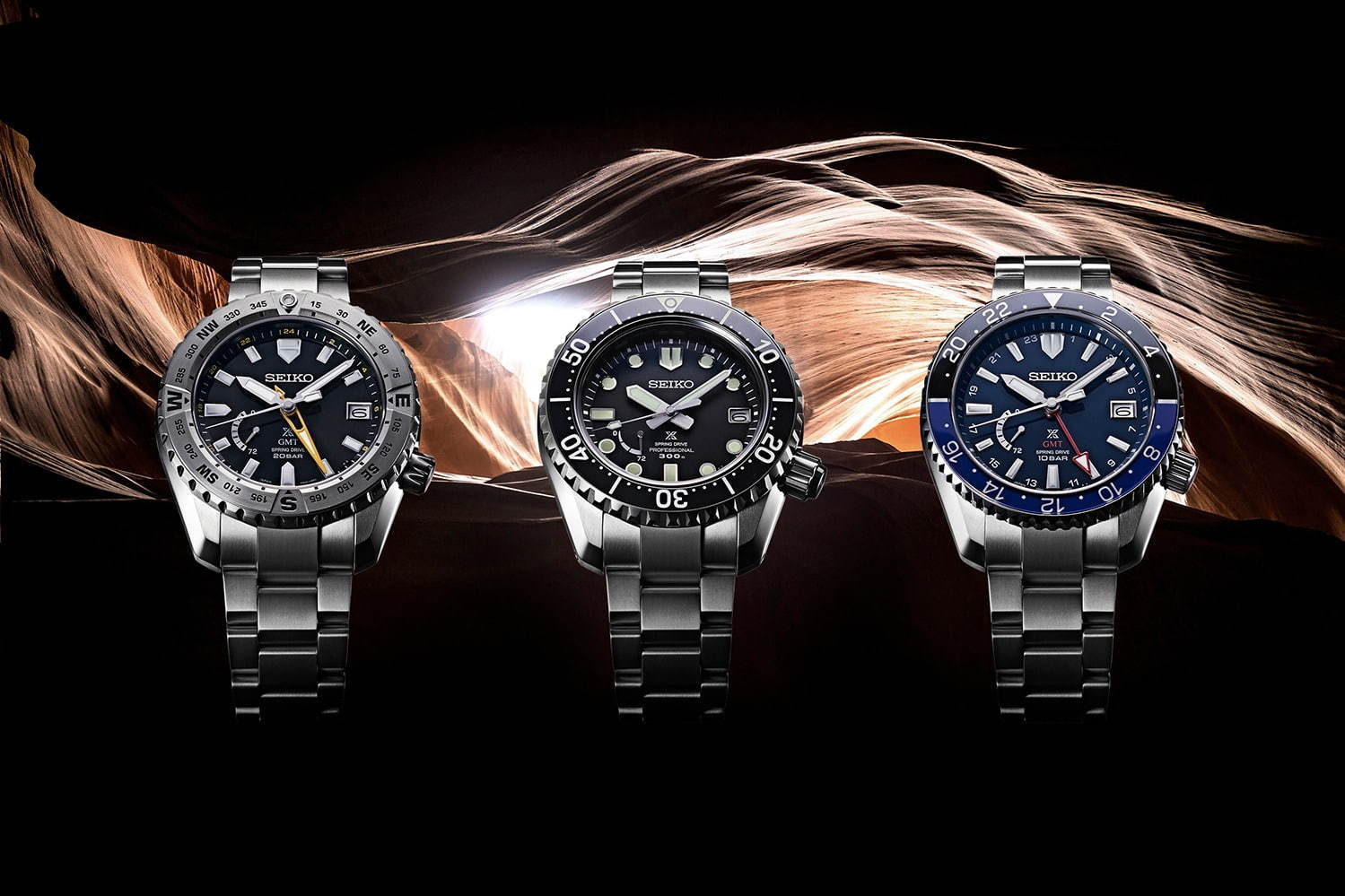 セイコー プロスペックスのハイエンドウオッチ「ルクス ライン」誕生、陸海空を表す3つのメンズ腕時計｜写真1