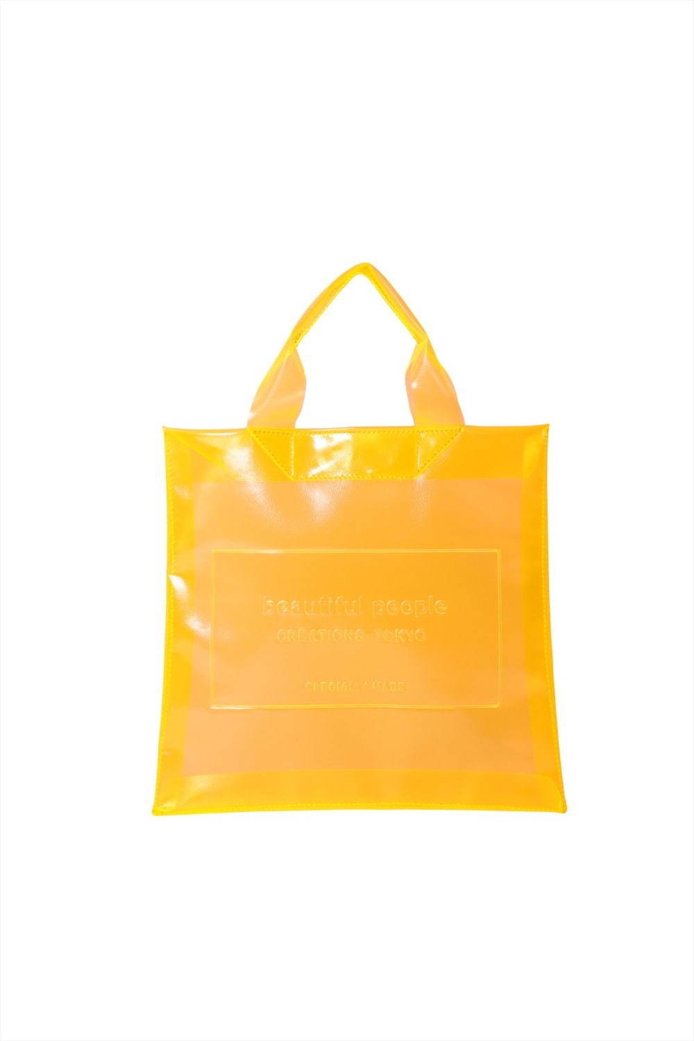 ビューティフルピープル新作オレンジカラーのPVCバッグ、新型ショルダータイプ登場｜写真2