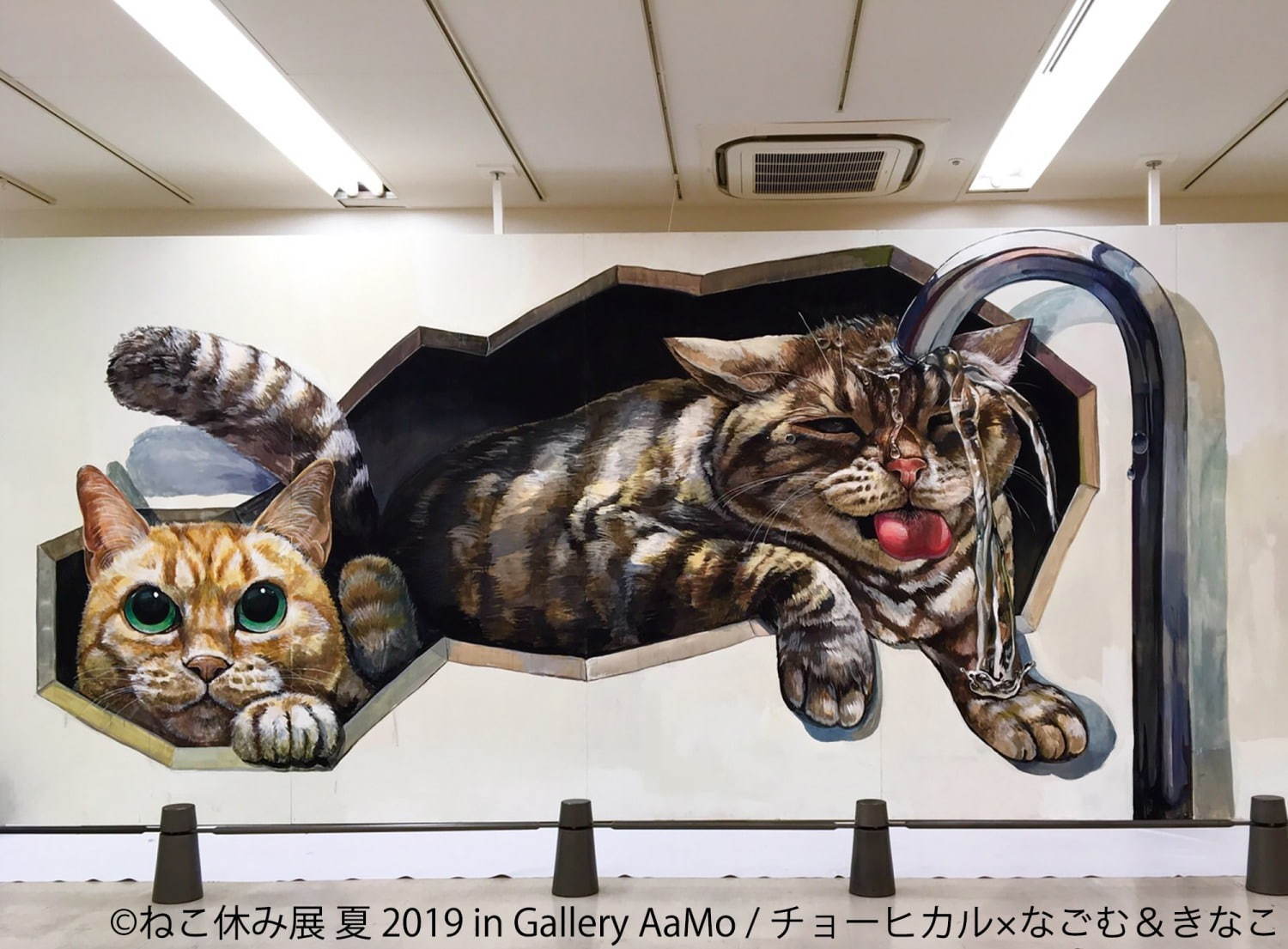 「ねこ休み展 夏 2019」東京ドームシティで、夏の新作展示＆お化け屋敷テーマの限定CG映像も｜写真13