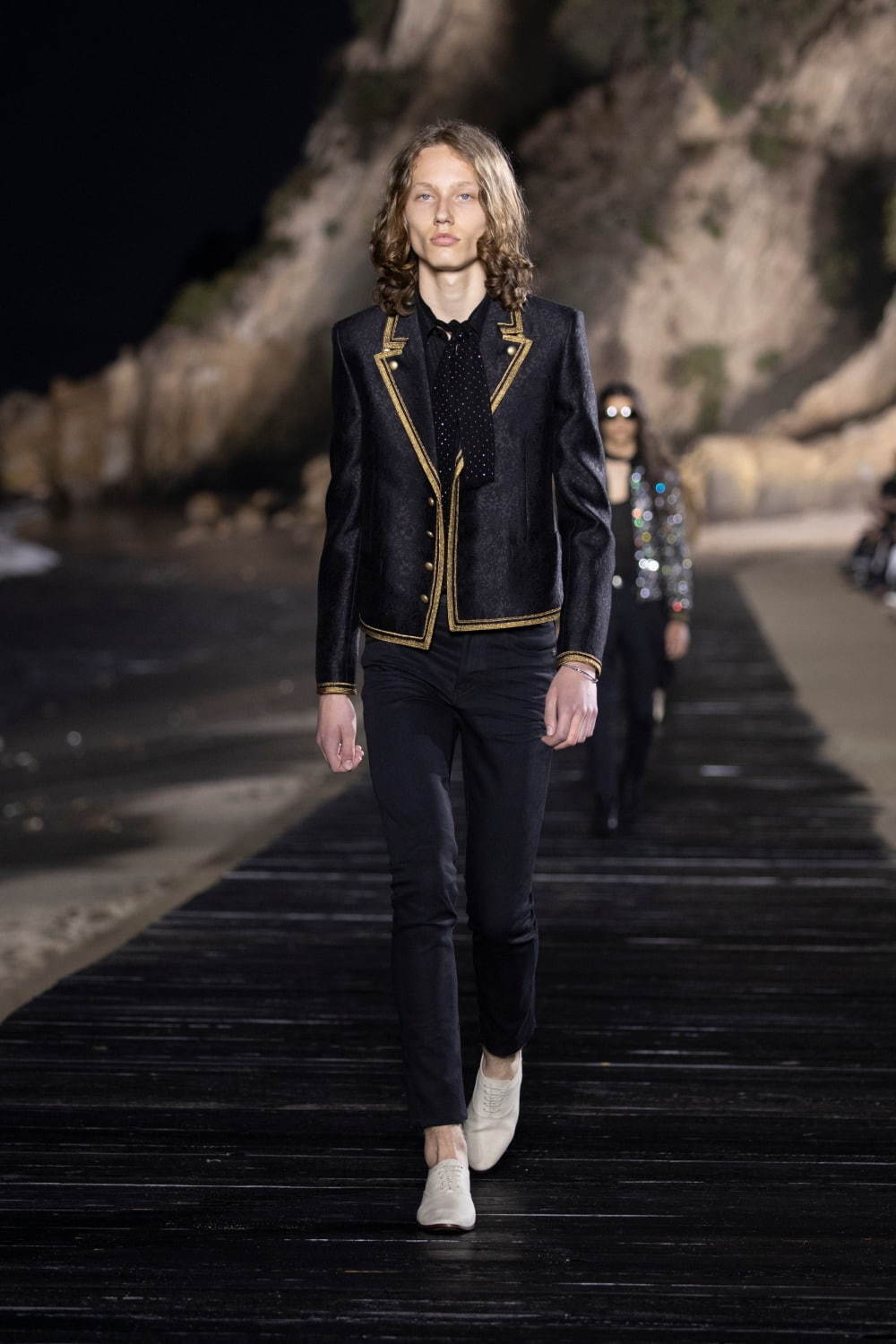 Saint Laurent YSL Resort 2020 Tan Cotton Safari Lace Up Mini