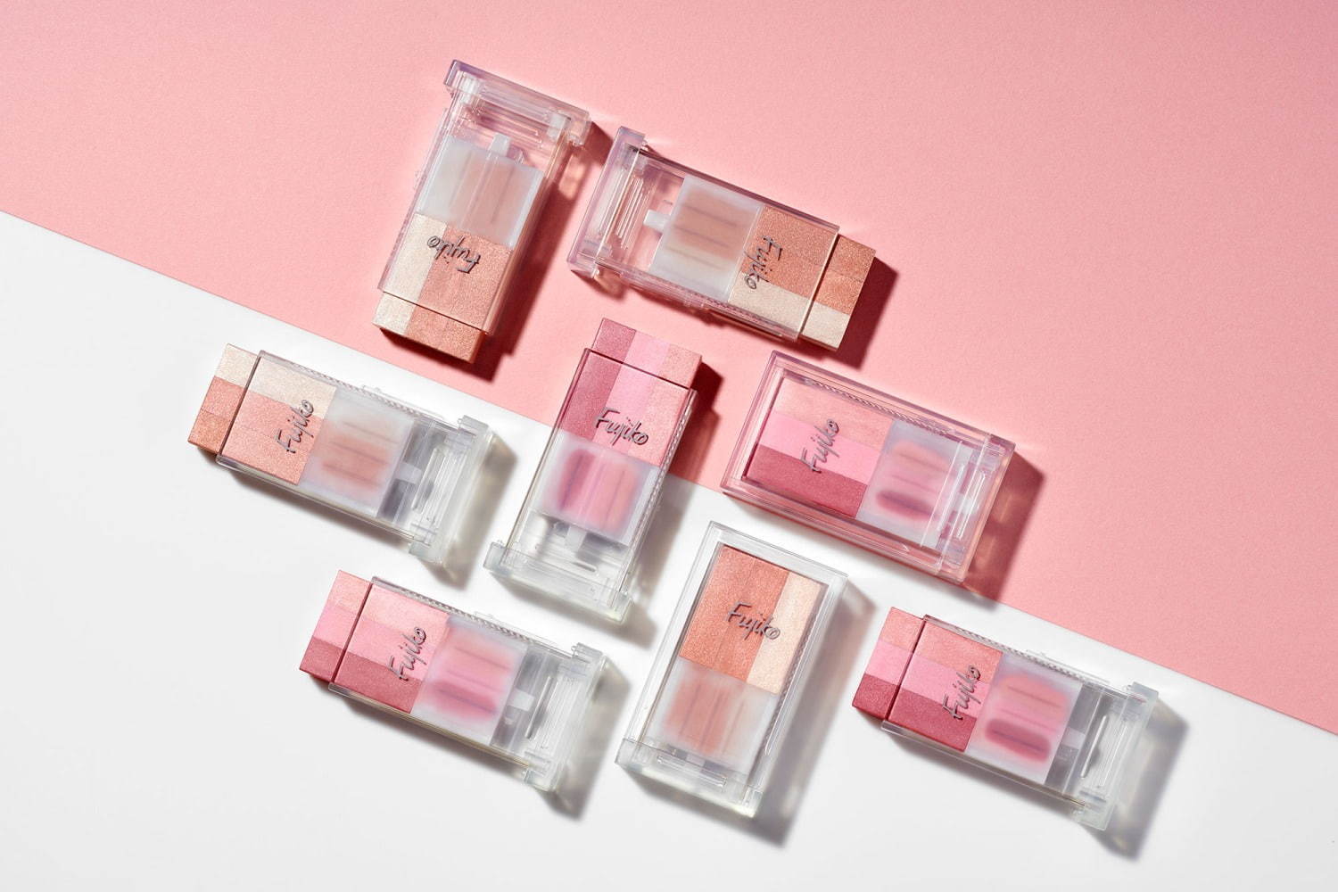 3色グラデの「フジコ チョークチーク」ひと塗りでツヤ＆血色プラスで“チーク上手”に