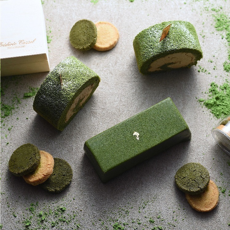 フレデリック カッセルの抹茶スイーツ 京都老舗の抹茶を使ったテリーヌ ロールケーキ サブレ ファッションプレス