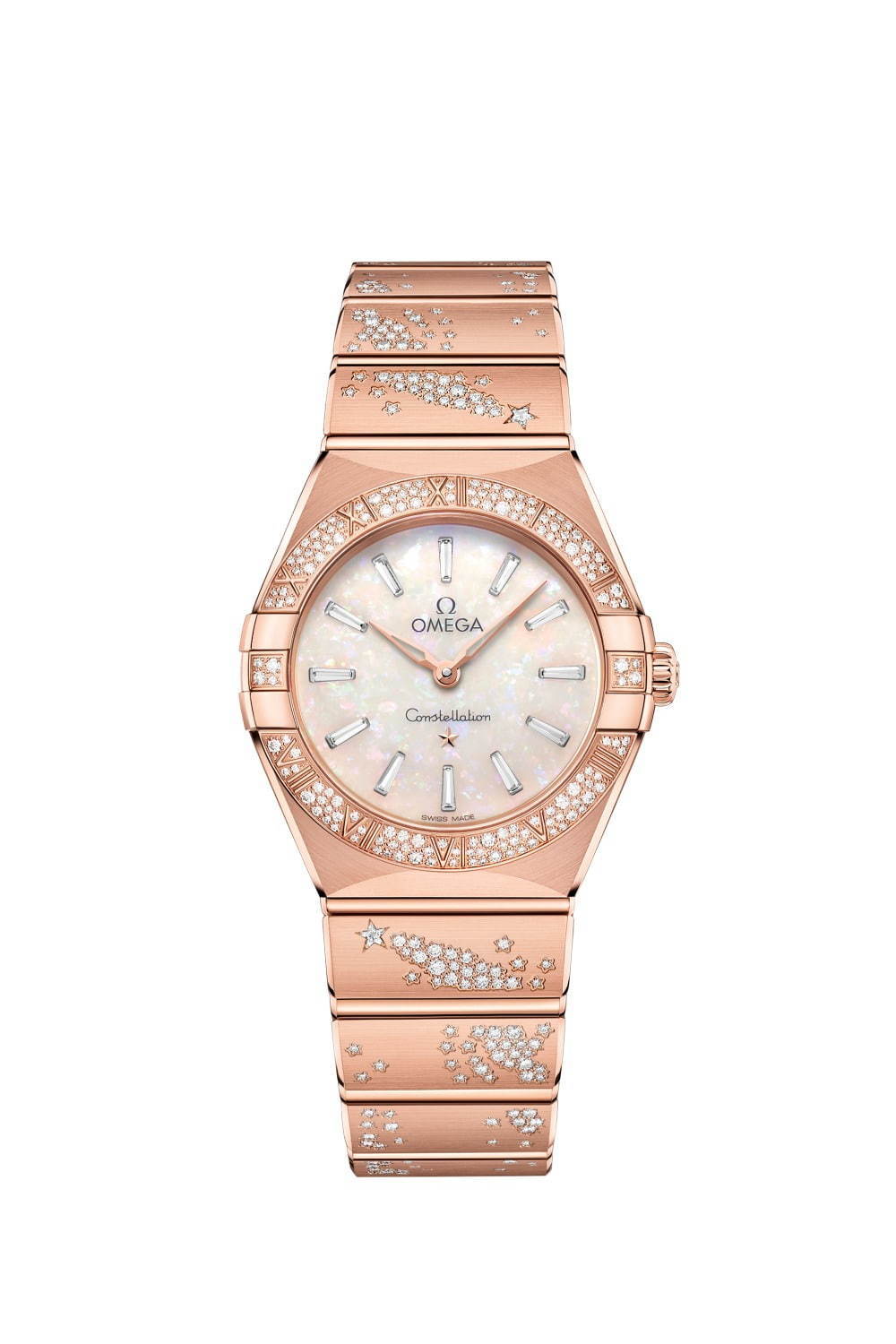 オメガ新作レディース腕時計、ダイヤモンドが輝く“流れ星”ブレスレットや“満天の星空”ダイアル｜写真3