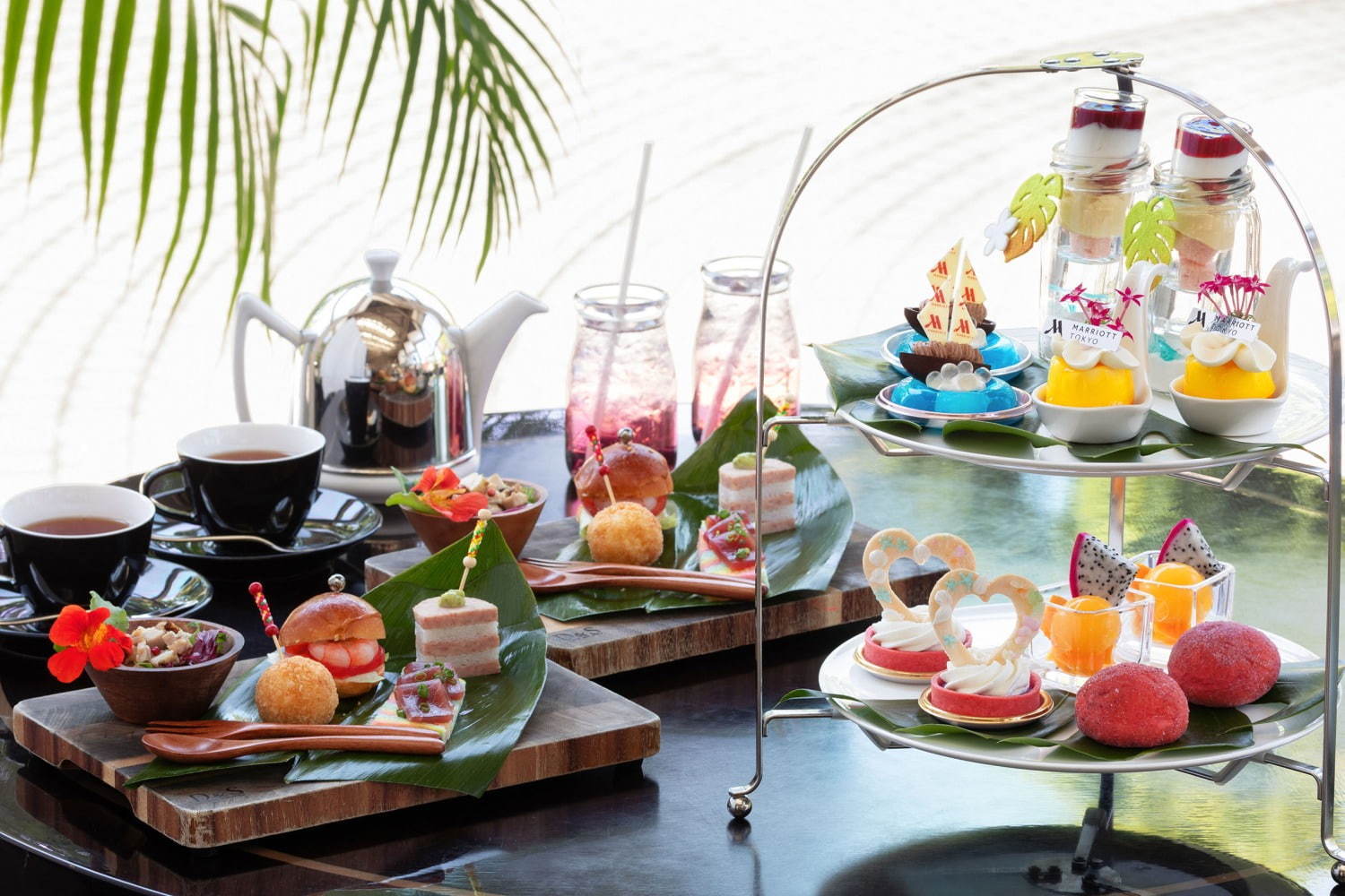 ハワイ｜東京マリオットホテルで「アロハ アフタヌーンティー」ハワイの自然をイメージしたスイーツ＆セイボリー
