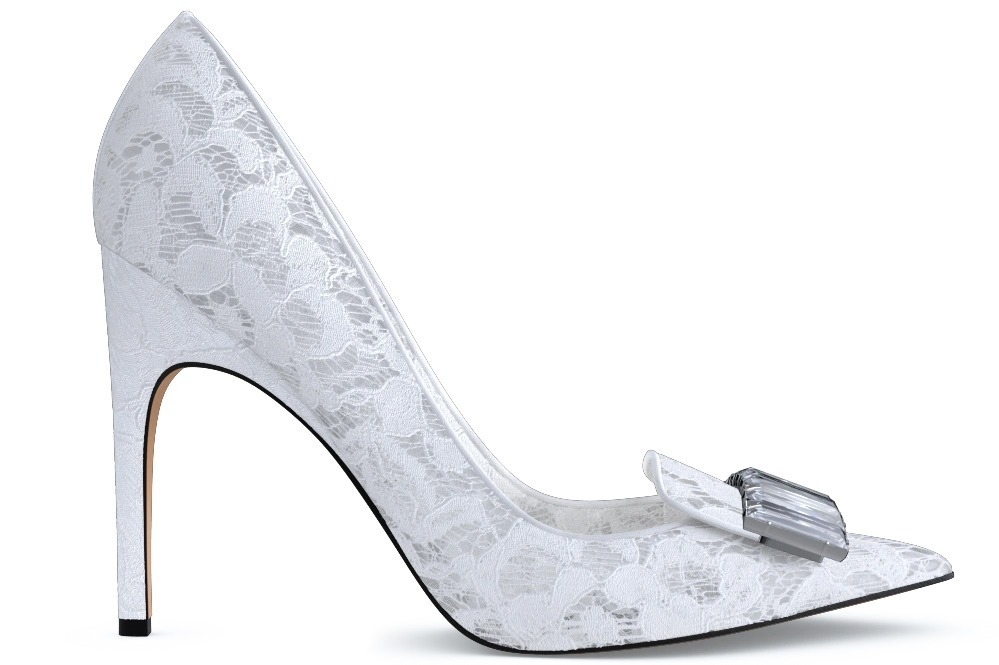 新品✨ セルジオロッシ　パンプス　サンダル　ビジュー　SR1 セルジオ ロッシのシューズ「sr1」カスタムオーダーにブライダル