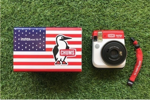 インスタント - カメラ・写真｜チェキ×チャムス、星条旗カラーのインスタントカメラ「instax mini70」発売