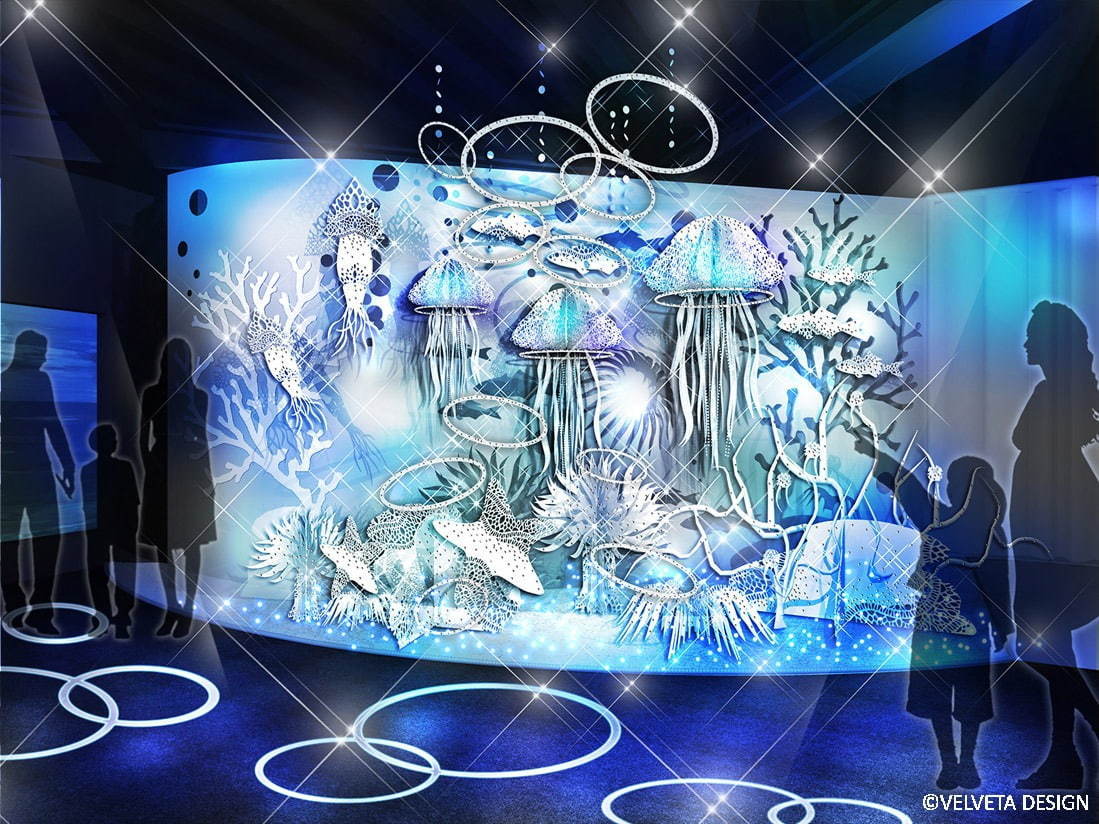 新江ノ島水族館「えのすいワンダーアクアリウム 2019」光をテーマに館内を装飾、夏限定イルカショーも｜写真1