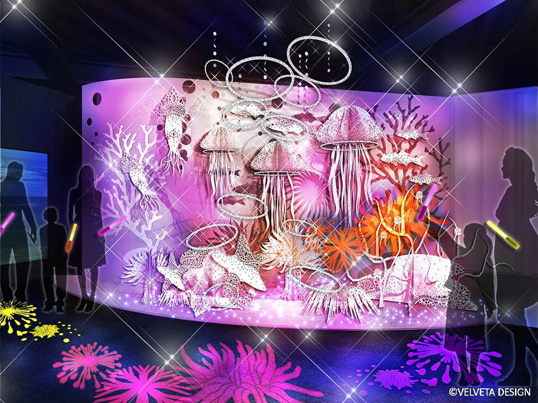 新江ノ島水族館「えのすいワンダーアクアリウム 2019」光をテーマに館内を装飾、夏限定イルカショーも｜写真2