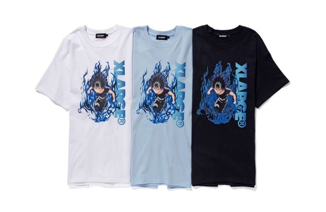 エクストララージ 幽遊白書 妖狐蔵馬 コラボ 表記M ホワイト Tシャツ