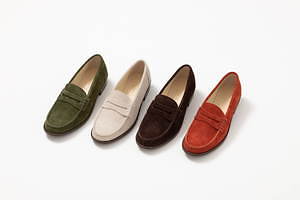 サロン アダム エ ロペの“秋色”スエードローファー、学生靴のハルタとコラボ｜写真8